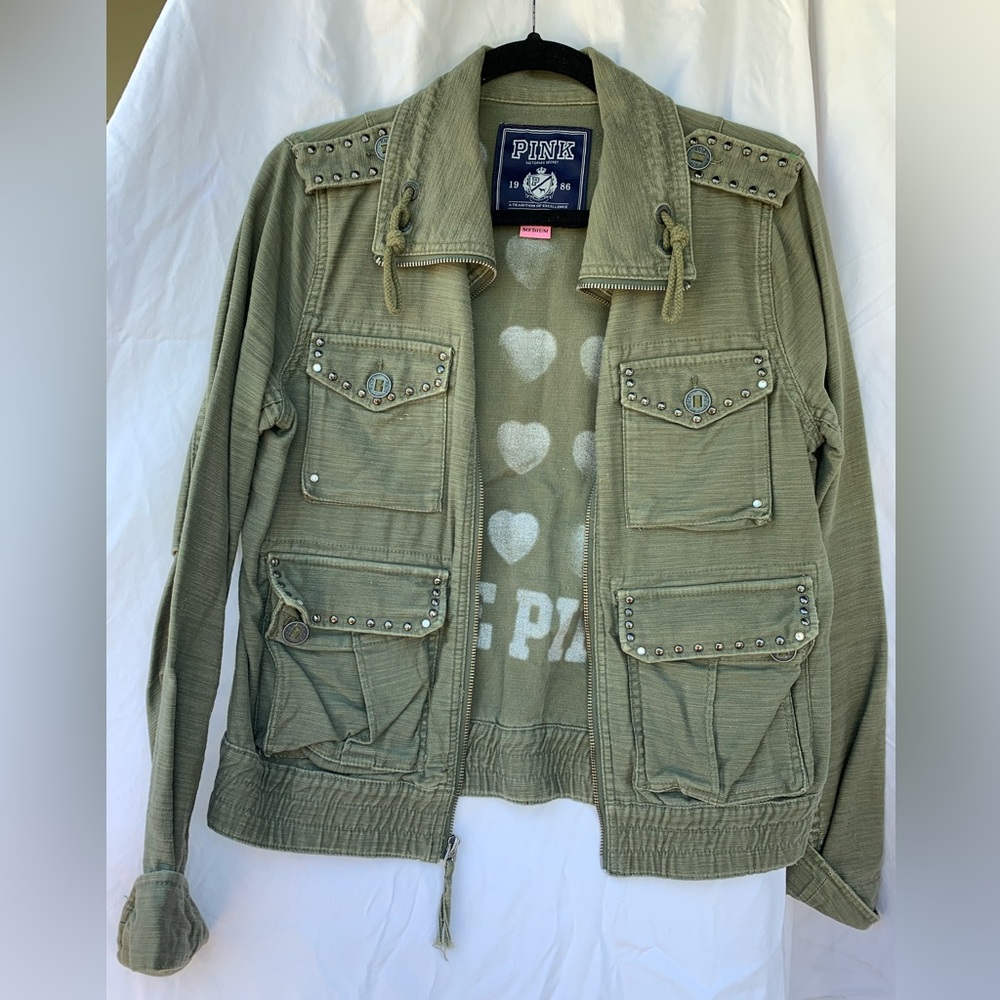 Victoria secret army jacket, size m